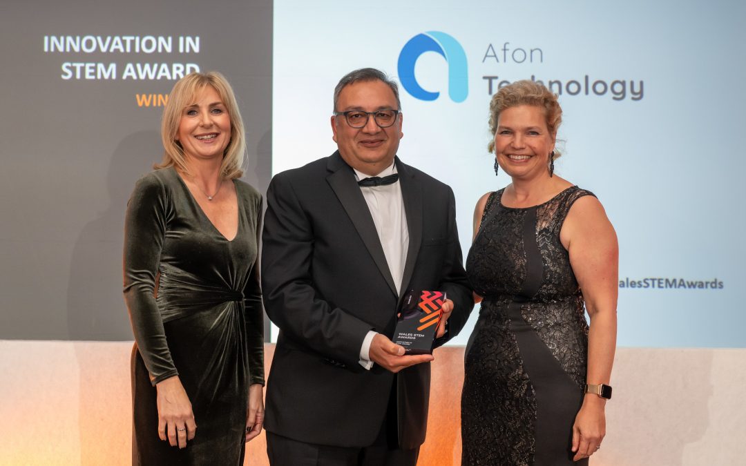 Afon Technology wins 2023 Innovation in STEM Award